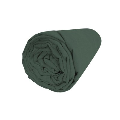 Drap housse en lin lavé bonnet 30cm, NATURELLEMENT LIN BLANC CERISE