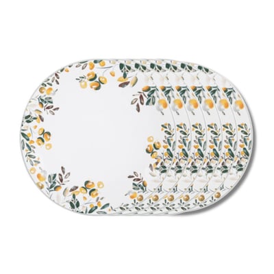 Assiette plate Summer 27 cm (lot de 6) - SUMMER TABLE PASSION
