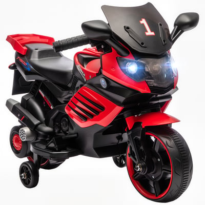 Moto électrique à conducteur assis PP Rouge AIYAPLAY