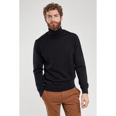 Col roule noir homme laine La Redoute