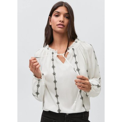 Blouse oversize brodée MANGO TEEN