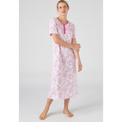 Chemise de nuit en pur coton peigné DAMART