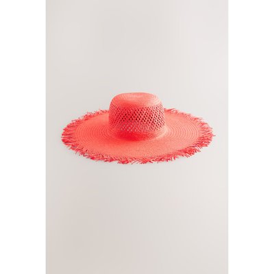 Chapeau avec larges bords à franges NEXT