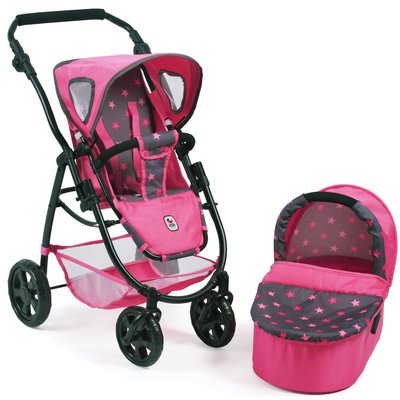 La poussette combinée 2 en 1 EMOTION pour poupées - coloris 82. BAYER CHIC 2000