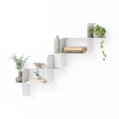 Etagère murale acier modulable  Montage set de 2 UMBRA
