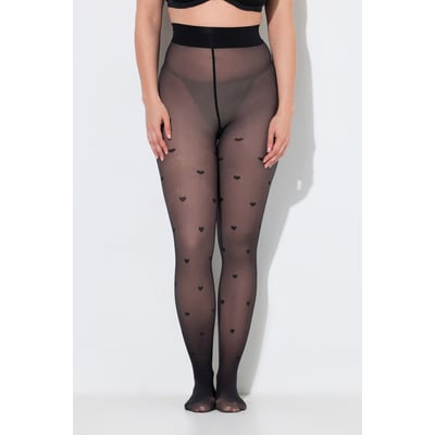 Collants, motif cœurs ULLA POPKEN