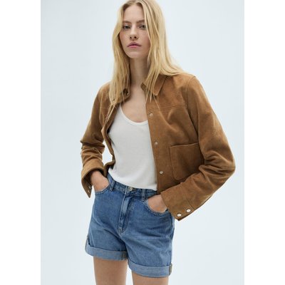 Short jean mom-fit MANGO