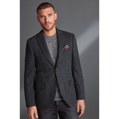 Blazer harris tweed  à chevrons NEXT