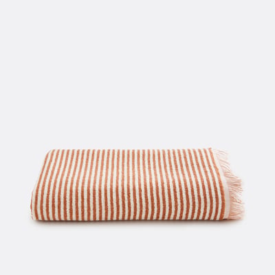 Gestreepte handdoek in badstof Malo 500 g/m2 LA REDOUTE INTERIEURS