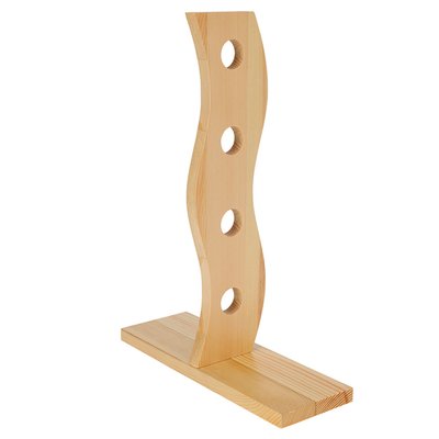 Porte bouteilles en bois pour 4 bouteilles WADIGA