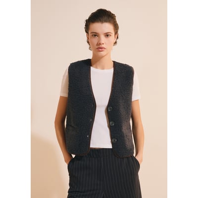 Veste sans manches effet sherpa JEANNY ETAM