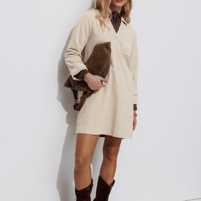 Robe en velours léopard PROMOD