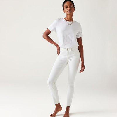 Jean blanc push up outlet