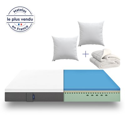 Pack Matelas Original + Couette + Oreiller Nuage EMMA