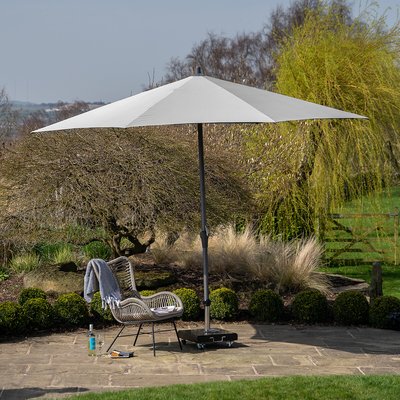 Seville Aluminium Garden Parasol 3.5m SO'HOME