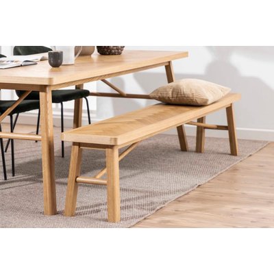 Banc de salle à manger en chêne de style scandinave L200 - WALY HELLIN, DEPUIS 1862