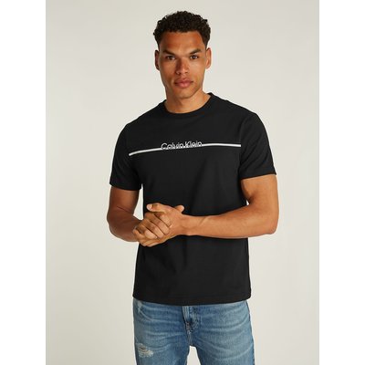 T-Shirt mit rundem Ausschnitt und Logo CALVIN KLEIN