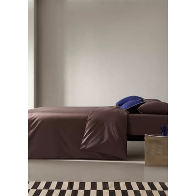 Housse de couette percale de coton 200 fils lit 180/200 cm MANGO HOME