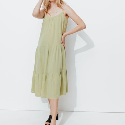 Robe évasée en gaze de coton PROMOD