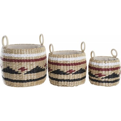 Panier en fibre naturelle, lot de 3 RECOLLECTION
