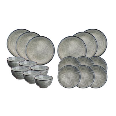 Lot de 18 set les essentiels en grès, ZEN BJORN