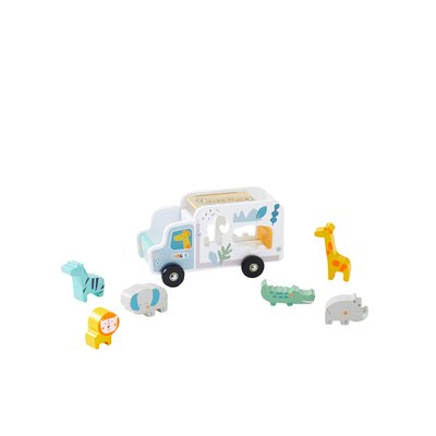 Camion d'encastrement Jungle VERTBAUDET
