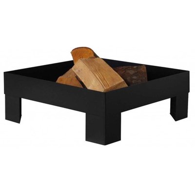 Brasero en acier peint plateforme 60 cm JARDINDECO
