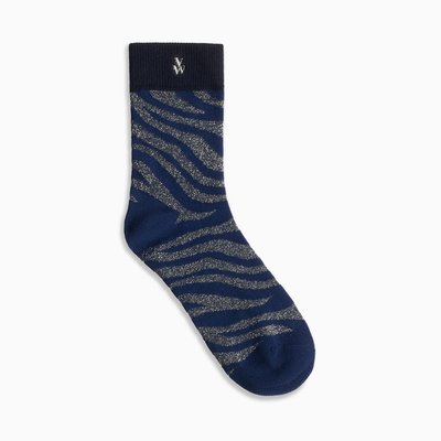 Chaussettes zébrées pailletées Brianna VANESSA WU