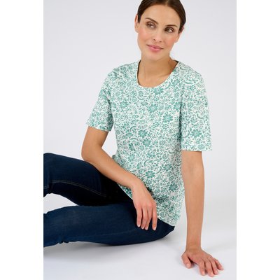 T-shirt imprimé pur coton DAMART