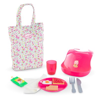 Grand coffret repas pour poupon 36/42 cm COROLLE