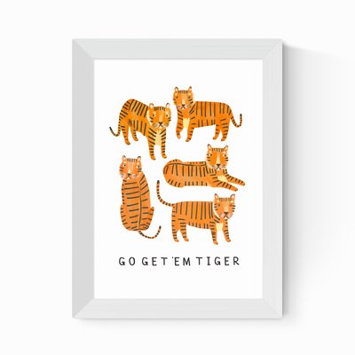 Go Tiger by Darcie Olley EAST END PRINTS