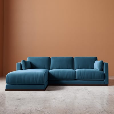 Alesund Easy Velvet Corner Chaise Sofa SWOON