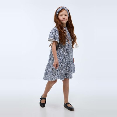 Robe imprimée avec bandeau en coton MONOPRIX