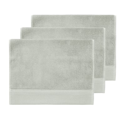 3 grandes serviettes invité Zéro Twist 560 g/m² SENSOFT SENSEI MAISON