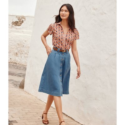 Jupe en jean évasée new arrivals