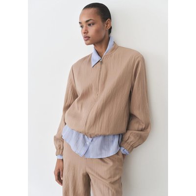 Veste bomber en lyocell MANGO