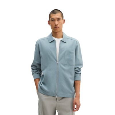 Cardigan overhirt regular en aspect compact de laine bouillie MARC O'POLO