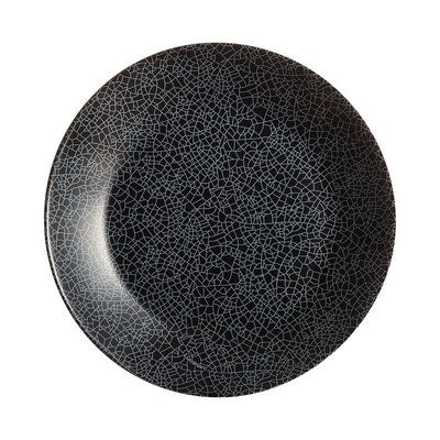 Assiette à dessert noire 18 cm LUMINARC