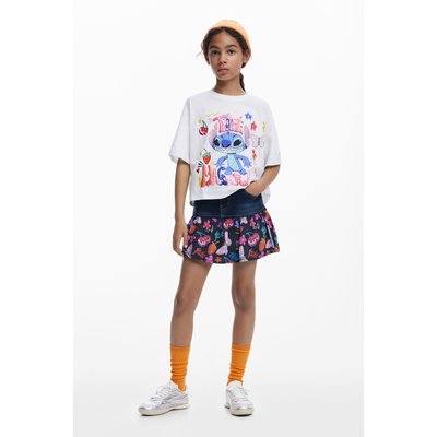 Minijupe en jean à volant DESIGUAL