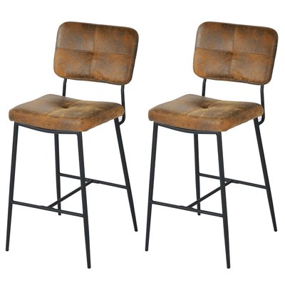 Lot de 2 tabouret de bar rétro vintage,INDEPENDENCE MEUBLES COSY