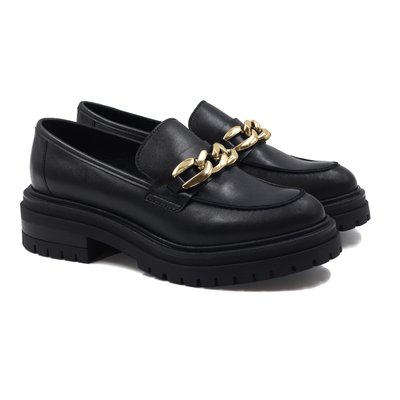 Mocassins crampons cuir lisse JULES & JENN