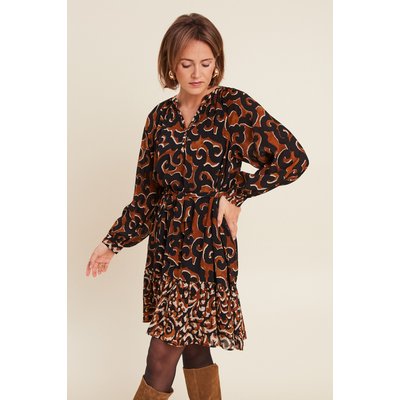Robe imprimée évasée fluide femme BREAL