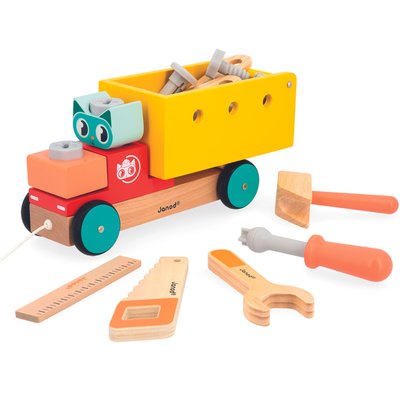 Camion de bricolage à tirer Brico'kids JANOD