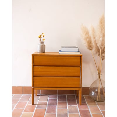 Petite commode en bois Olga N°1073 - Bon état DEBONGOUT