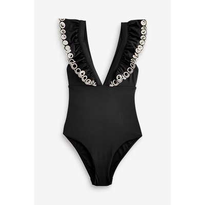 Maillot de bain bandeau a volant new arrivals