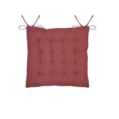 Assise de chaise matelassée en gaze de coton Pop color EDEN