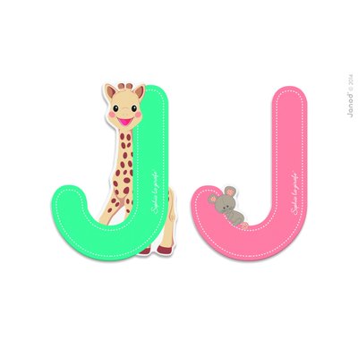 Lettre de l' Sophie la girafe J JANOD
