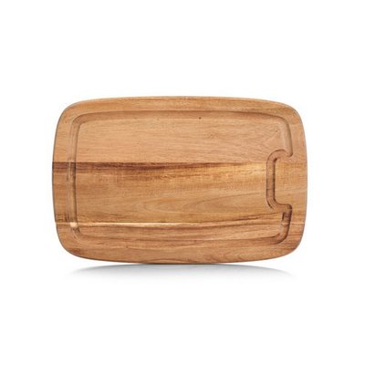 Planche à découper avec rigole bois acacia ZELLER PRESENT