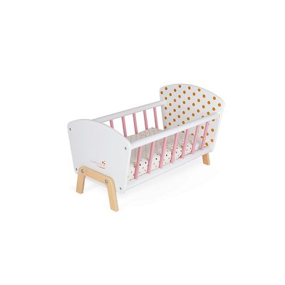 Lit Poupée Candy Chic En Bois Jo5889 JANOD