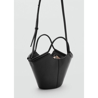 Mini sac à bandoulière style cabas MANGO